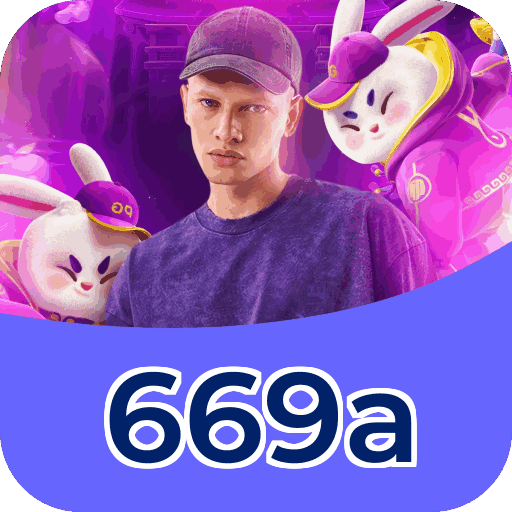 Interface do aplicativo 669a mostrando jogos disponíveis no iOS e Android